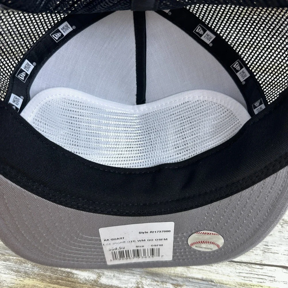 New York Yankees The Golfer Mens Snapback‎ Rope Hat OSFM New Era Black Grey NEW